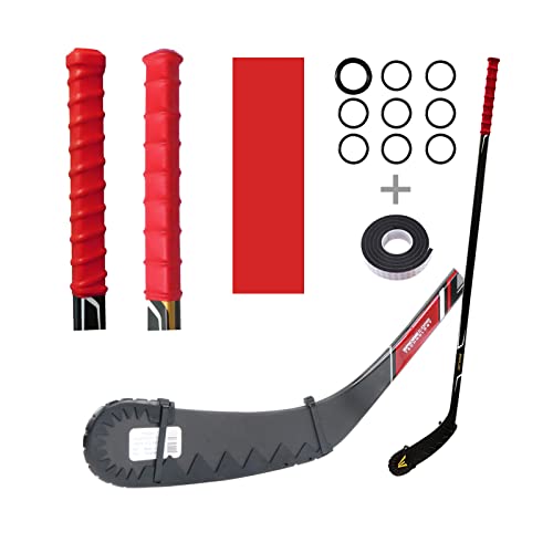DUTYBOD 2 Stück Hockeyschläger-Klingenschutz, Abdeckung und Eishockeyschläger, rutschfest, Schrumpfhülle, mehrfarbig, für Eishockey-Training und Übungshilfe für Erwachsene und Jugendliche (rot) DUTYBOD 2 Stück Hockeyschläger-Klingenschutz, Abdeckung und Eishockeyschläger, rutschfest, Schrumpfhülle, mehrfarbig, für Eishockey-Training und Übungshilfe für Erwachsene und Jugendliche (rot) von DUTYBOD