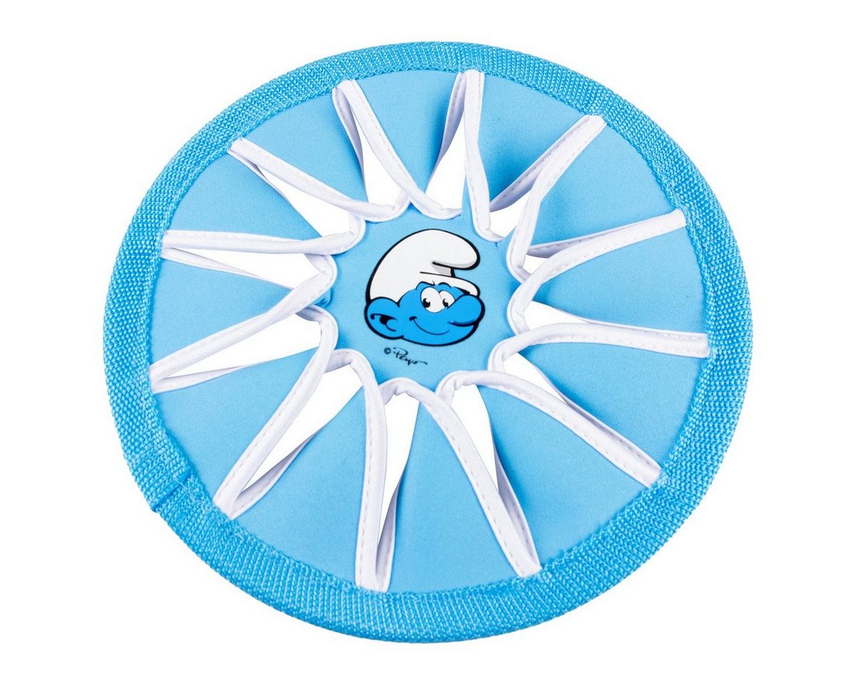 DUVO+ Outdoor-Spielzeug Frisbee "Die Schlümpfe" Heftischlumpf blau von DUVO+