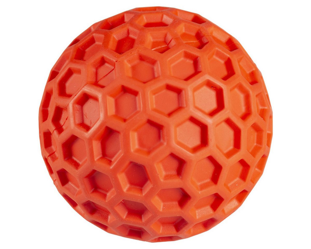 DUVO+ Tierball Hundespielzeug Hexagon-Ball Gummi orange DUVO+ Tierball Hundespielzeug Hexagon-Ball Gummi orange von DUVO+
