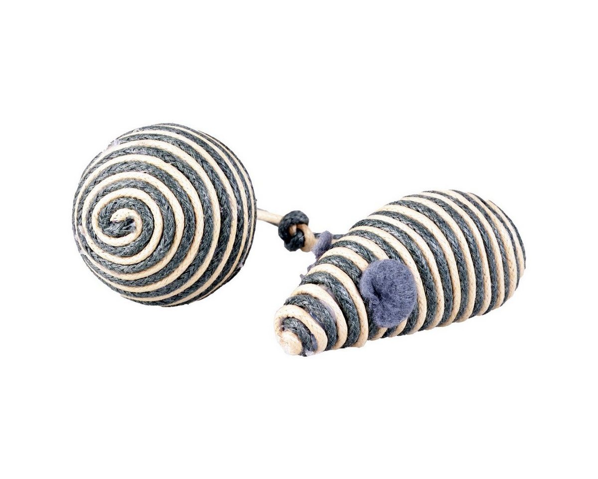 DUVO+ Tier-Beschäftigungsspielzeug Katzenspielzeug Rope Maus & Ball grau DUVO+ Tier-Beschäftigungsspielzeug Katzenspielzeug Rope Maus & Ball grau von DUVO+
