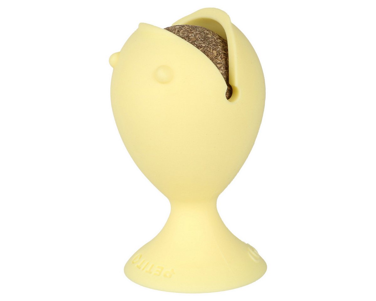 DUVO+ Tier-Intelligenzspielzeug Petit Puffi Knabberspielzeug mit Katzenminzeball gelb DUVO+ Tier-Intelligenzspielzeug Petit Puffi Knabberspielzeug mit Katzenminzeball gelb von DUVO+