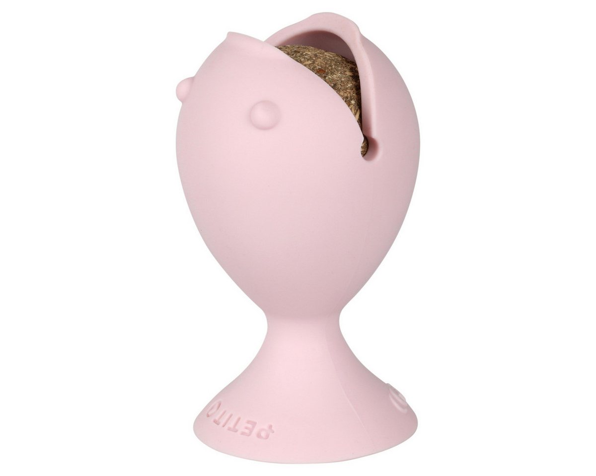 DUVO+ Tier-Beschäftigungsspielzeug Petit Puffi Knabberspielzeug mit Katzenminzeball rosa DUVO+ Tier-Beschäftigungsspielzeug Petit Puffi Knabberspielzeug mit Katzenminzeball rosa von DUVO+