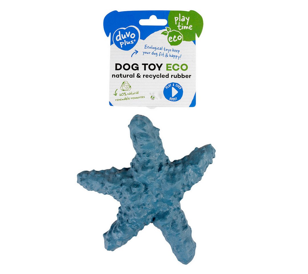 DUVO+ Tierball Duvoplus Eco Gummi Seestern Farbe: Blau von DUVO+