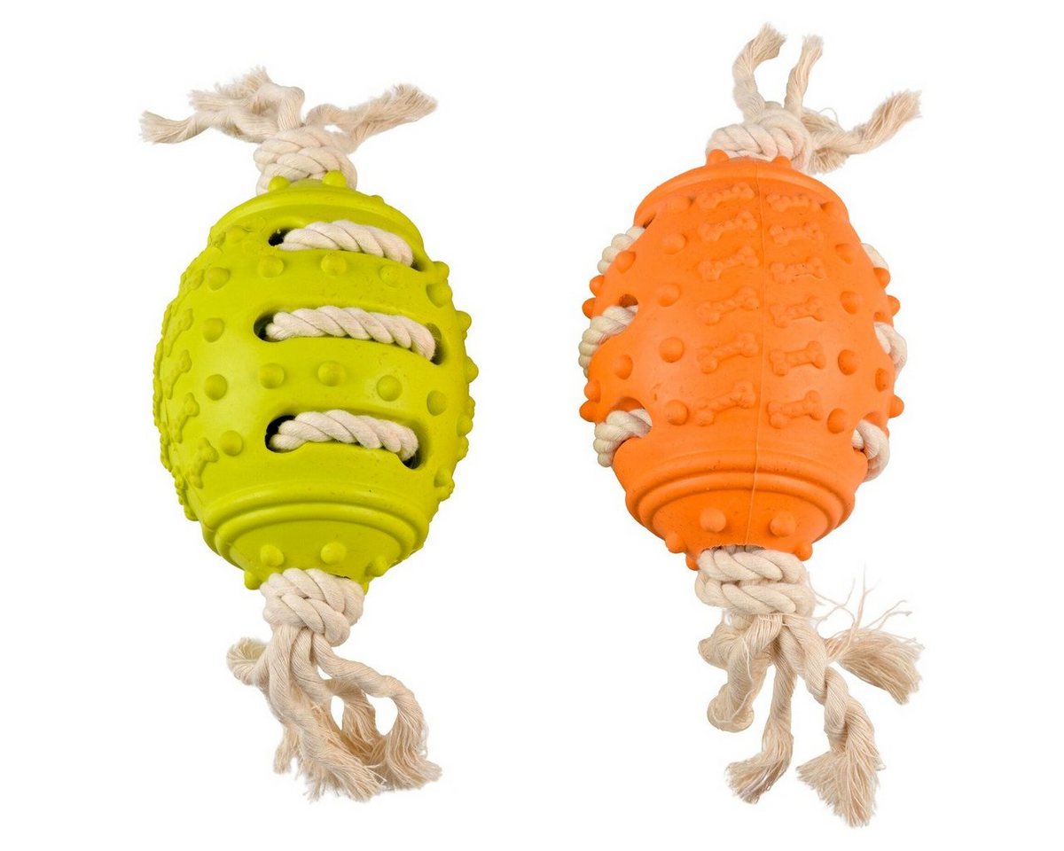 DUVO+ Tierball Hundespielzeug Eco Gummi Rugbyball Bambus/Reis + Baumwolle DUVO+ Tierball Hundespielzeug Eco Gummi Rugbyball Bambus/Reis + Baumwolle von DUVO+
