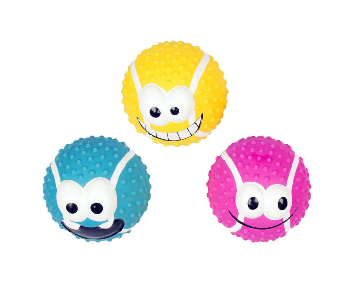 DUVO+ Tierball Hundespielzeug Latex Tennisball Smiley DUVO+ Tierball Hundespielzeug Latex Tennisball Smiley von DUVO+
