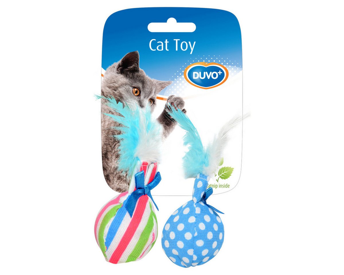DUVO+ Tierball Katzenspielzeug Ball mit Federn DUVO+ Tierball Katzenspielzeug Ball mit Federn von DUVO+
