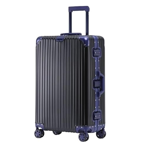 DVACEL Kabinengepäck Handgepäck Koffer Reißverschlussloses Aluminiumrahmengepäck Reisetasche mit großer Kapazität von DVACEL