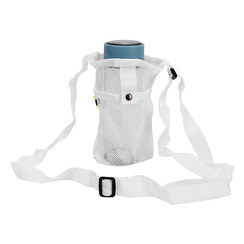 DWENGWUN 3-teiliges Wasserflaschenhalter-Set mit verstellbarem Schultergurt | Vielseitige Tragetaschen für Sport, Fitnessstudio, Wandern, Camping und Spazierengehen (White) von DWENGWUN