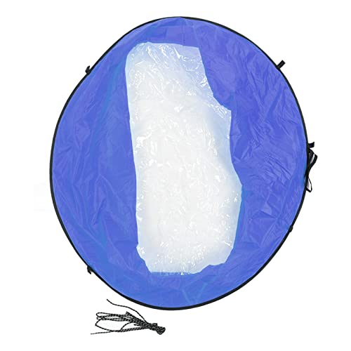DWENGWUN Tragbares faltbares Kajak-Windsegel | Eva-Material mit reduzierter Strahlung, Paddelsegel gegen den Wind für Wassersport im Freien | Leicht, einfach zu transportieren und (Blue) von DWENGWUN