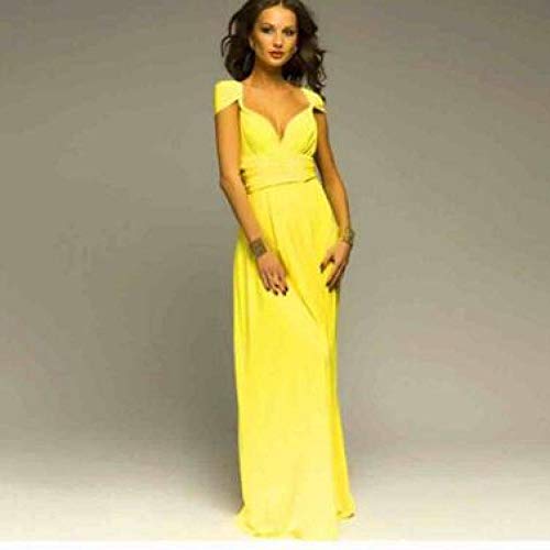 DXXHR Sexy Frauen Boho Maxi Club Kleid Red Bandage Langes Kleid Party Multiway Brautjungfern Cabrio Infinity Robe Longue Femme von DXXHR