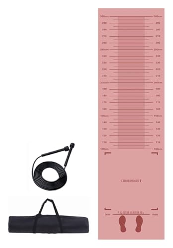 Weitsprung Matte, Weitsprungmatte mit Teppichboden Übungs-Weitsprungmatte, Größe 11,5' x 35,4(Pink) von DXYOYONGOZ