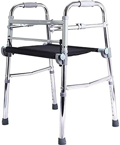 Rollator Walker Gehgestell Standard Lauflernhilfe für ältere Menschen, Treppen auf und ab, leichtes Aluminium, verstellbare Mobilität, Freundschaft und Tugend von DYAKDHQ