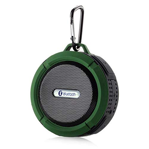 DaMohony Wasserdichter Bluetooth-Lautsprecher, kabellos, mit Saugnapf, Stereo-Lautsprecher von DaMohony