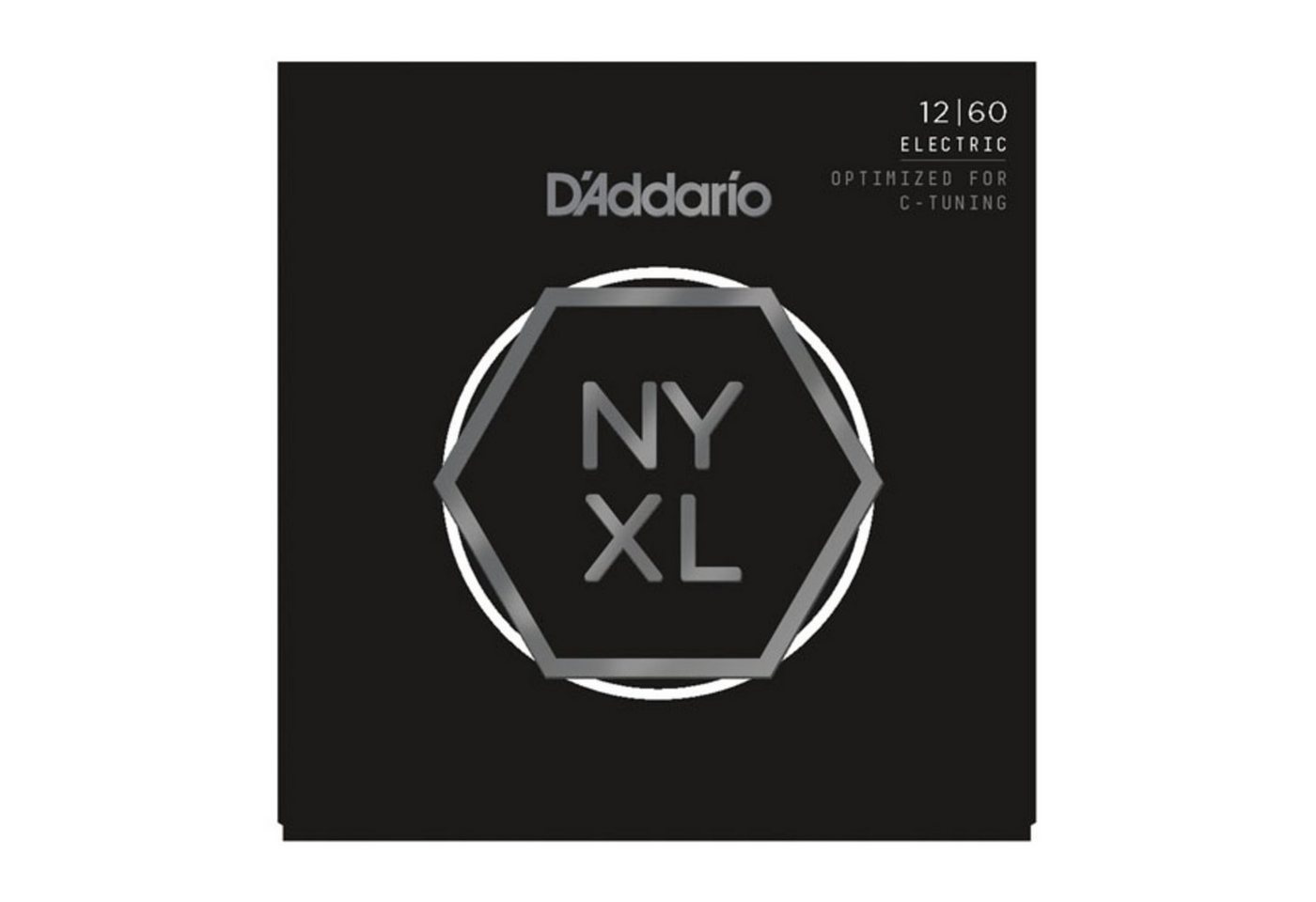 Daddario Saiten, (NYXL 12-60 Carbon Steel Alloy), NYXL 12-60 Carbon Steel Alloy - E-Gitarrensaiten von Daddario