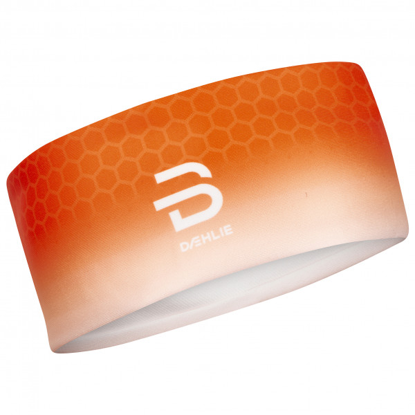 Daehlie - Headband Polyknit Print - Stirnband Gr One Size orange von Daehlie