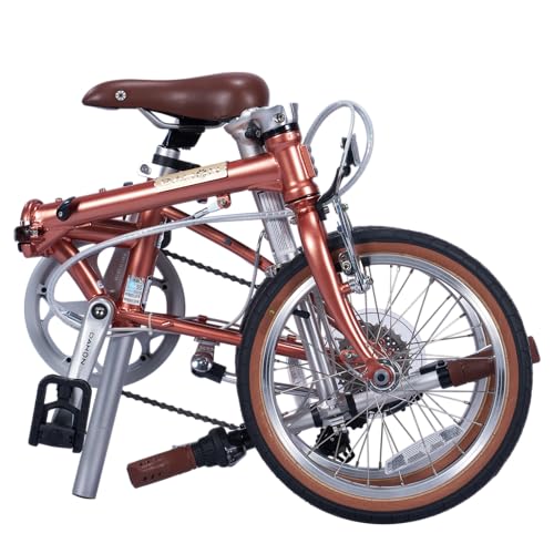 Dahon Boardwalk D7 Klappfahrrad für Erwachsene 16 Zoll Faltrad mit 7 Gang Schaltung, Faltbares Citybike für Pendler und Reisen, Rose Gold Dahon Boardwalk D7 Klappfahrrad für Erwachsene 16 Zoll Faltrad mit 7 Gang Schaltung, Faltbares Citybike für Pendler und Reisen, Rose Gold von Dahon