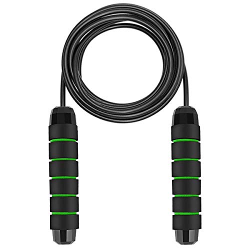 Springseil, Speed Rope Springseil,Länge Einstellbar,Jump Rope mit Kugellagern Rutschfesten Handgriffe,Seilspringen für Fitness/Training/MMA/Crossfit Springseil, Speed Rope Springseil,Länge Einstellbar,Jump Rope mit Kugellagern Rutschfesten Handgriffe,Seilspringen für Fitness/Training/MMA/Crossfit von DaiYeisw