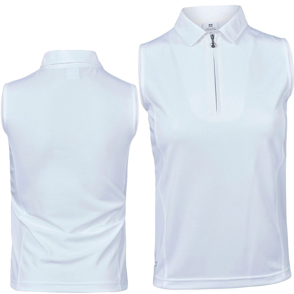 'Daily Golf Macy Damen ReiÃverschluss Polo ärmellos weiss' 'Daily Golf Macy Damen ReiÃverschluss Polo ärmellos weiss' von Daily Sports
