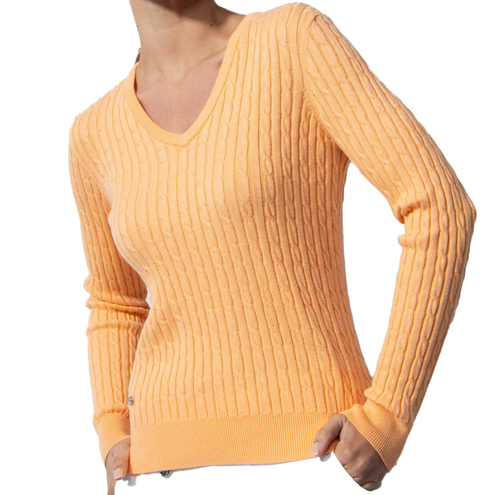 'Daily Golf Madelene Damen Zopf Pullover apricot' 'Daily Golf Madelene Damen Zopf Pullover apricot' von Daily Sports