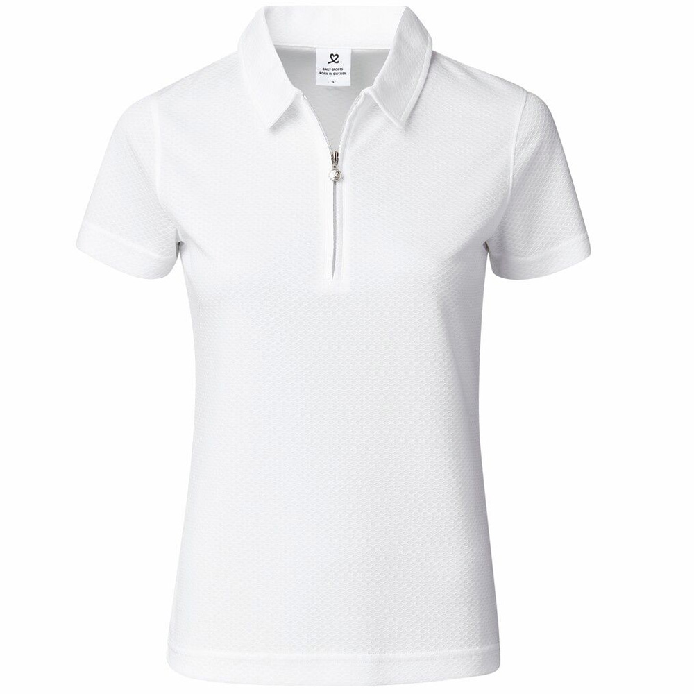 'Daily Golf Peoria Damen ReiÃverschluss Polo weiss' 'Daily Golf Peoria Damen ReiÃverschluss Polo weiss' von Daily Sports