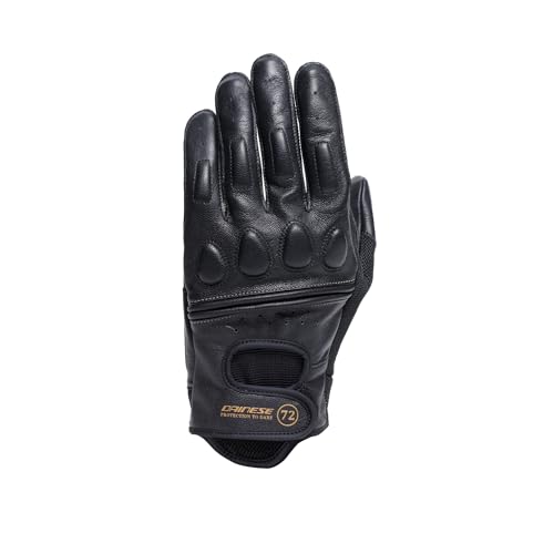 Dainese - Blackjack 2 Gloves, Leder Motorradhandschuhe, Vintage-Stil, Mann, Schwarz/Schwarz, L Dainese - Blackjack 2 Gloves, Leder Motorradhandschuhe, Vintage-Stil, Mann, Schwarz/Schwarz, L von Dainese