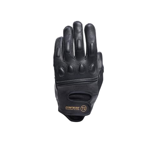 Dainese - Blackjack 2 Gloves Wmn, Leder Motorradhandschuhe, Vintage-Stil, Frau, Schwarz/Schwarz, XS Dainese - Blackjack 2 Gloves Wmn, Leder Motorradhandschuhe, Vintage-Stil, Frau, Schwarz/Schwarz, XS von Dainese