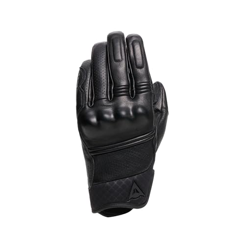 Dainese - Folgor Gloves, Leder Motorradhandschuhe, Mann, Schwarz/Schwarz, M Dainese - Folgor Gloves, Leder Motorradhandschuhe, Mann, Schwarz/Schwarz, M von Dainese