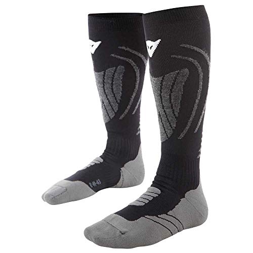 Dainese Unisex – Erwachsene HP Socks Skisocken, Stretch-Limo/Gunmetal, M von Dainese