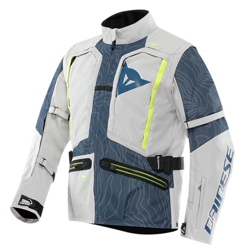 Dainese - Sterrato Tex Jacket, Motorradjacke Aus Stoff, Mann, Gletschergrau/Blau, 46 Dainese - Sterrato Tex Jacket, Motorradjacke Aus Stoff, Mann, Gletschergrau/Blau, 46 von Dainese
