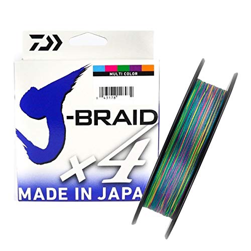 DAIWA J-Braid X4, geflochtene Angelschnur, mehrfarbig DAIWA J-Braid X4, geflochtene Angelschnur, mehrfarbig von Daiwa