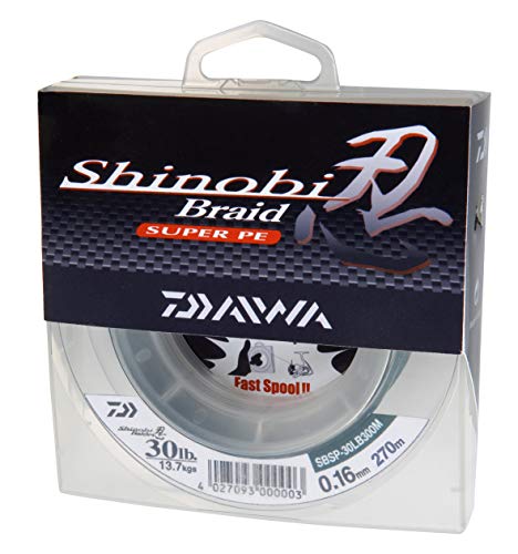 DAIWA Shinobi Braid 3000m 0,28mm grü DAIWA Shinobi Braid 3000m 0,28mm grü von Daiwa