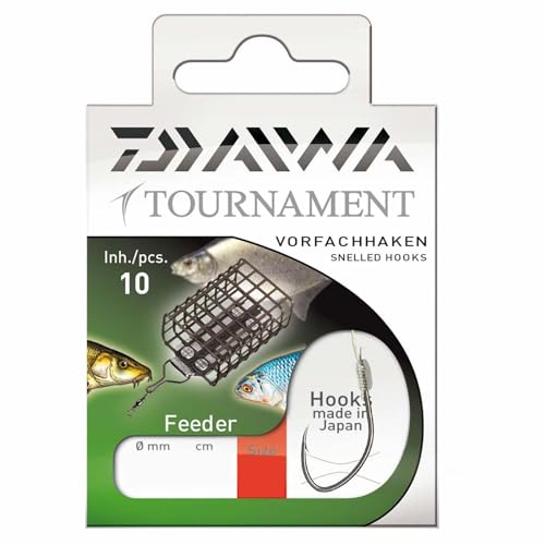 Daiwa Tournament Feederhaken Gr.6 70cm - Gr.6-0,23mm - 10Stück | Daiwa Tournament Feederhaken Gr.6 70cm - Gr.6-0,23mm - 10Stück | von Daiwa