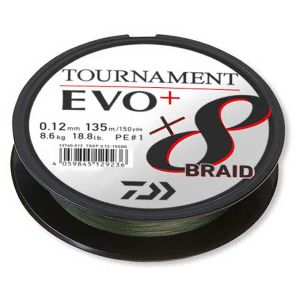 Daiwa Tournament Evo Plus Braided Line 135 M Schwarz 0.180 mm Daiwa Tournament Evo Plus Braided Line 135 M Schwarz 0.180 mm von Daiwa