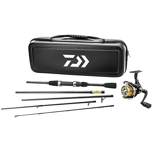 Daiwa CC20F635ML Carbon Case Travel vormontierte Süßwasserspinn-Kombination, Mehrfarbig, Einheitsgröße Daiwa CC20F635ML Carbon Case Travel vormontierte Süßwasserspinn-Kombination, Mehrfarbig, Einheitsgröße von Daiwa
