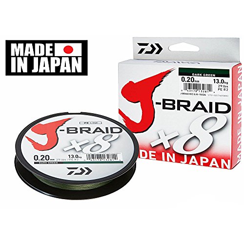 Daiwa - Fishing Braid J Braid 8B 500M 22/100 Green - 12751522 Daiwa - Fishing Braid J Braid 8B 500M 22/100 Green - 12751522 von Daiwa