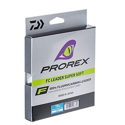 DAIWA Prorex Fluorocarbon Super Soft 50m 0 2mm 2.9kg / 6 39lbs transparent Vorfach Angelschnur 12995-020 DAIWA Prorex Fluorocarbon Super Soft 50m 0 2mm 2.9kg / 6 39lbs transparent Vorfach Angelschnur 12995-020 von DAIWA