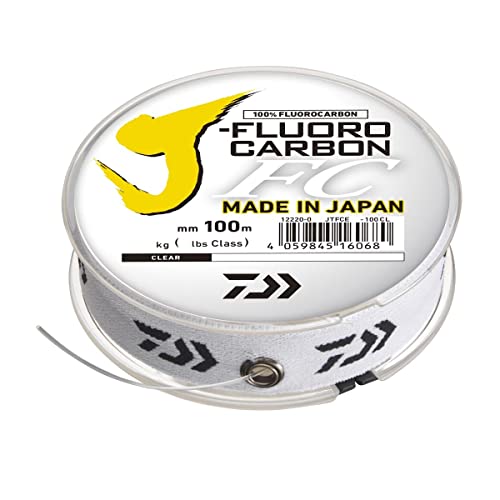 Daiwa Fluorocarbone J Fluoro – 50 m – D.0,68 mm – R.24,6 kg – 50 lb – durchscheinend – 12220070 von Daiwa