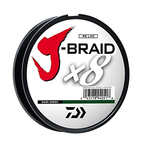 Daiwa J-BRAIDX8, Spule, Dunkelgrün, Mono-Durchmesser = 3,6 kg. Daiwa J-BRAIDX8, Spule, Dunkelgrün, Mono-Durchmesser = 3,6 kg. von Daiwa