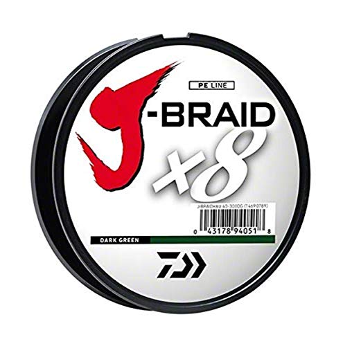 Daiwa J-Braid Grand 8 x 274 m Spule, Dunkelgrün Daiwa J-Braid Grand 8 x 274 m Spule, Dunkelgrün von Daiwa
