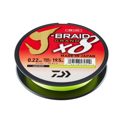 Daiwa J-Braid Grand X8E 0.13mm-135m CH von Daiwa