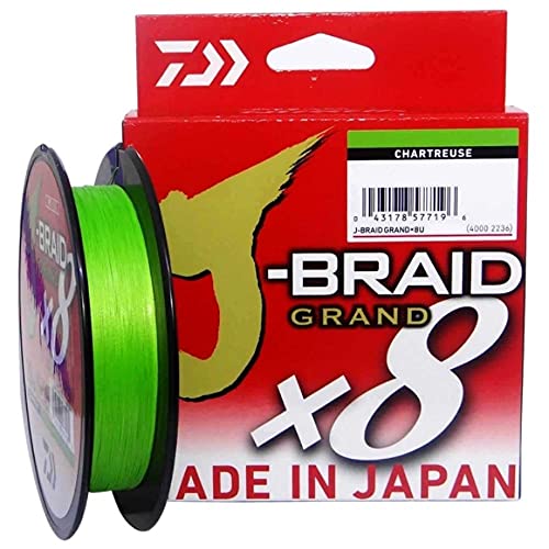 Daiwa J-Braid Grand X8E 0.18mm-270m CH Daiwa J-Braid Grand X8E 0.18mm-270m CH von DAIWA