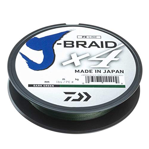 Daiwa J-Braid X4E 0,13mm-270m Dark Green grün geflochtene Schnur Neuheit Daiwa J-Braid X4E 0,13mm-270m Dark Green grün geflochtene Schnur Neuheit von Daiwa