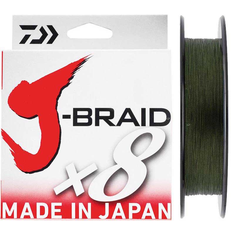 Daiwa J-braid 8 Braided Line 500 M Grün 0.280 mm von Daiwa