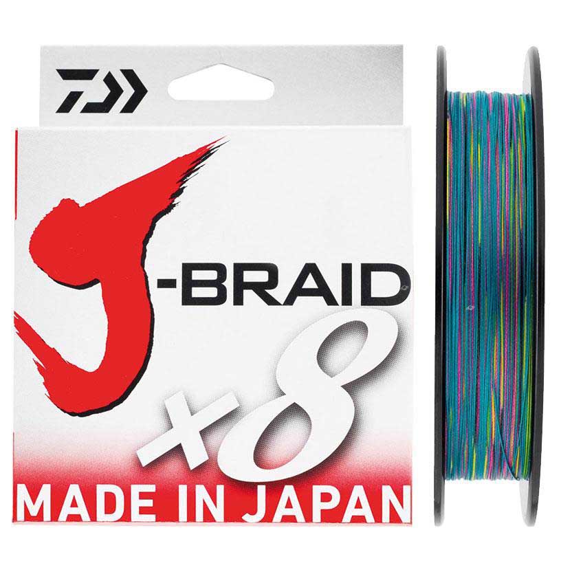 Daiwa J-braid 8 Braided Line 500 M Mehrfarbig 0.350 mm von Daiwa