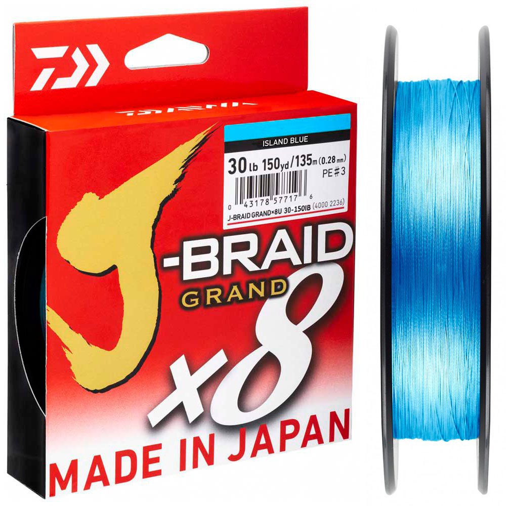 Daiwa J-braid Grand X8 Braided Line 270 M Rot 0.130 mm von Daiwa