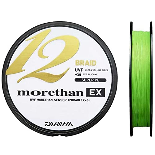DAIWA MORETHAN 12 Braid EX+SI 300m 0 14mm 12.2/26 9lbs limettengrün Rundgeflochtene Schnur 12695-314 DAIWA MORETHAN 12 Braid EX+SI 300m 0 14mm 12.2/26 9lbs limettengrün Rundgeflochtene Schnur 12695-314 von DAIWA