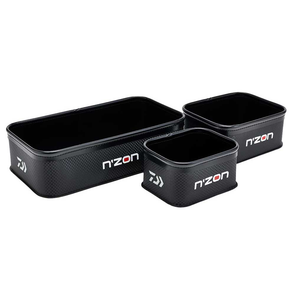 Daiwa N´zon Eva 3 Bait Bowls Rig Case Schwarz von Daiwa