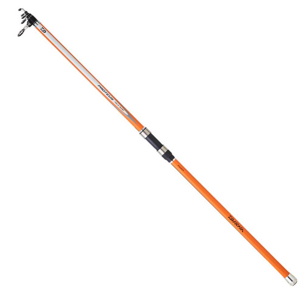 Daiwa Proteus Telescopic Surfcasting Rod Orange 4.20 m / 100-200 g von Daiwa