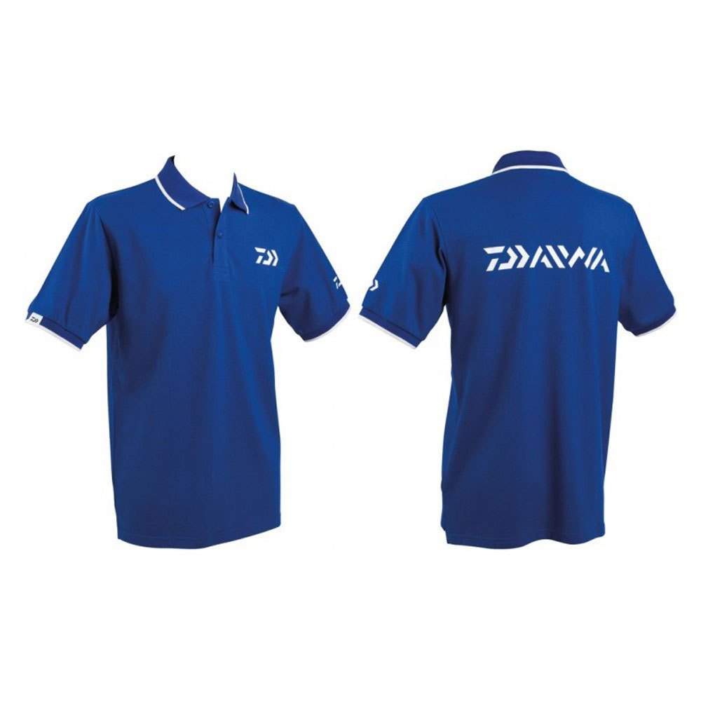 Daiwa Short Sleeve Polo Blau XL Mann von Daiwa