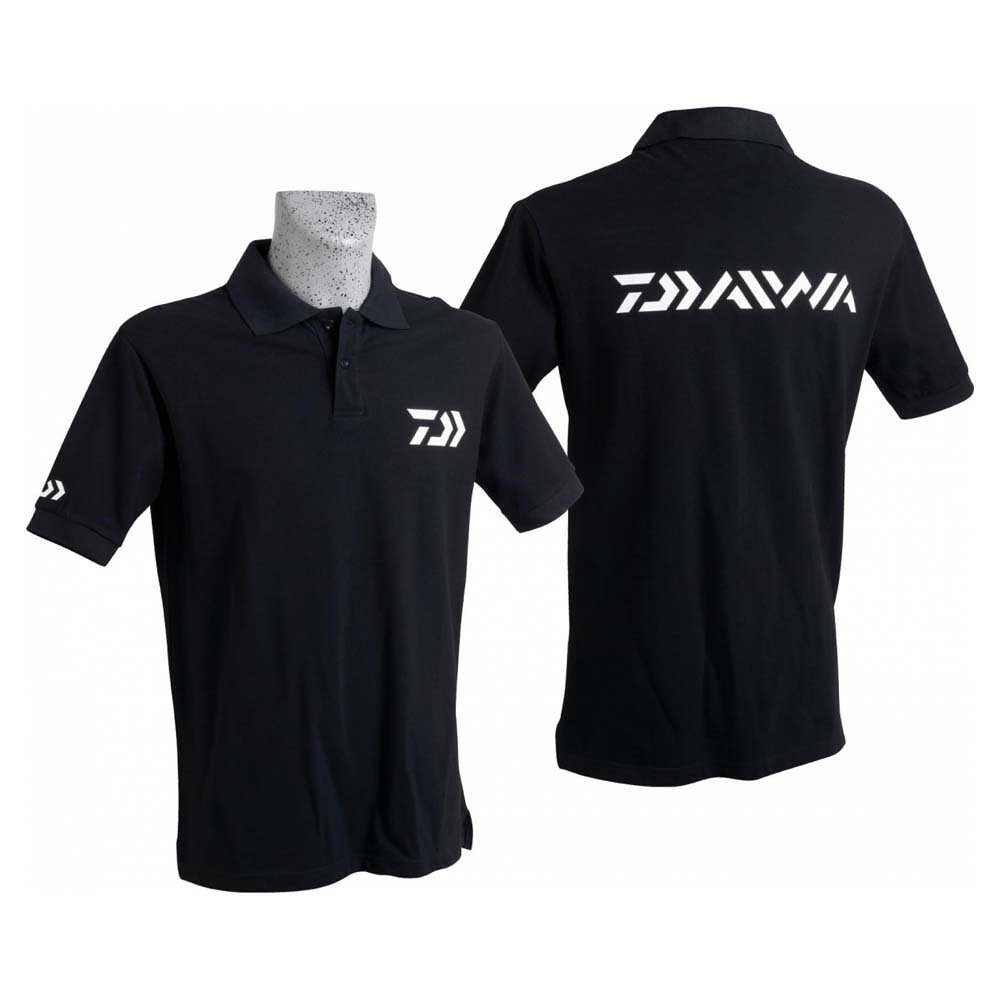 Daiwa Short Sleeve Polo Schwarz M Mann von Daiwa